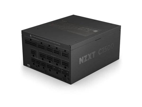NZXT C-Series C1500 - Strømforsyning (intern) - ATX12V 3.1/ EPS12V 2.92 - 80 PLUS Platinum - AC 115/240 V - 1500 watt - aktiv PFC - Europa - matt s...