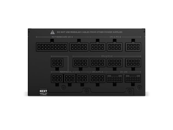 NZXT C-Series C1500 - Strømforsyning (intern) - ATX12V 3.1/ EPS12V 2.92 - 80 PLUS Platinum - AC 115/240 V - 1500 watt - aktiv PFC - Europa - matt s...