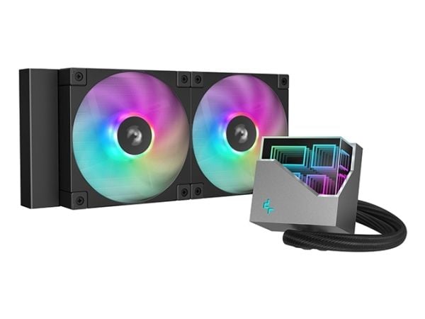 Deepcool LT360 ARGB - Væskekjølesystem for prosessor - Radiatorstørrelse: 360 mm - (for: LGA1851, LGA1700, LGA1200, LGA1151, LGA1150, LGA1155, AM4,...