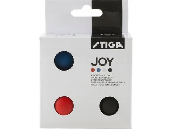 Stiga Joy 4-pk mix pingpongballer Stiga Joy 4-pk mix pingpongballer