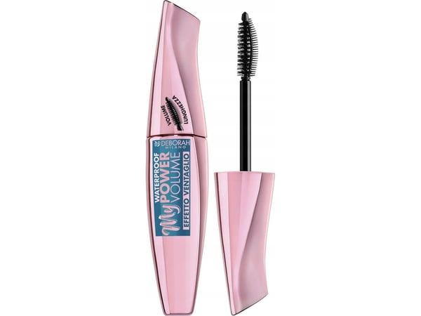 deborah My Power Waterproof Volumizing Maskara, sort, 14 ml