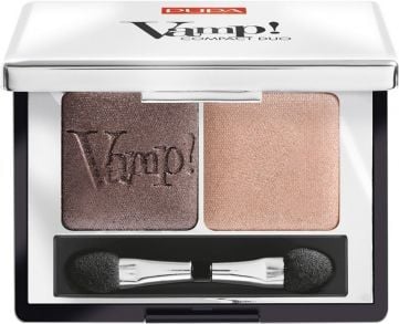Pupa Vamp! Compact Duo Eyeshadow Doble øyenskygger 004 Bronse Amber 2,2g