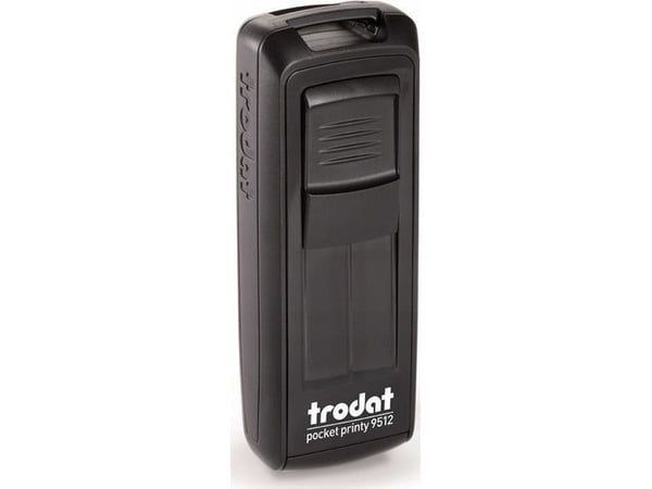 Trodat stämpel Trodat Pocket Printy 9512 svart Trodat stämpel Trodat Pocket Printy 9512 svart