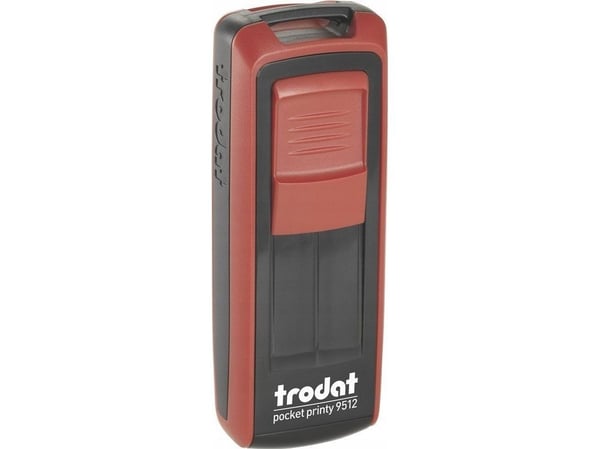 Trodat stämpel Trodat Pocket Printy 9512 röd