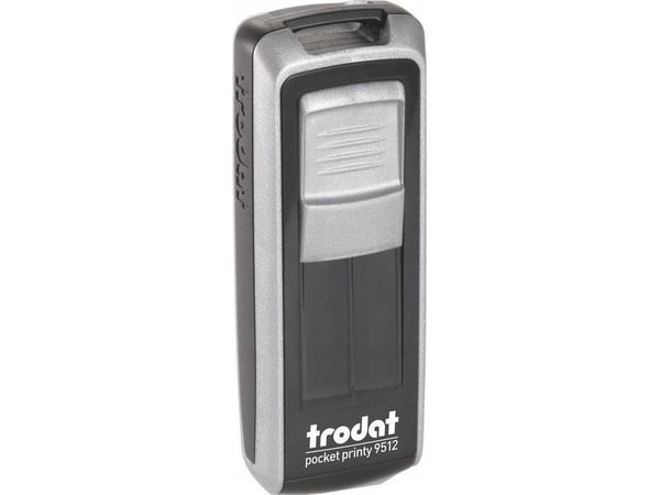 Trodat Pocket Printy 9512 stempelflate sølv