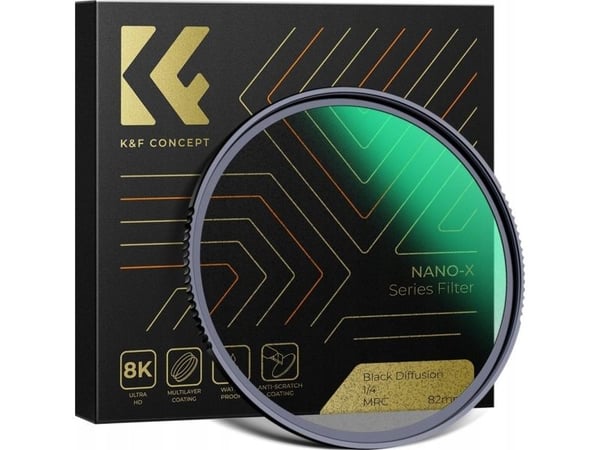 K&F 52 mm diffusionsfilter HD svart (Kf01.1477)