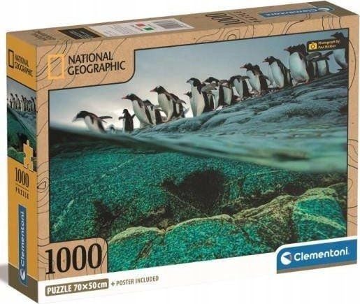 Clementoni Penguins, 1000 stykker, Dyr, 18 år