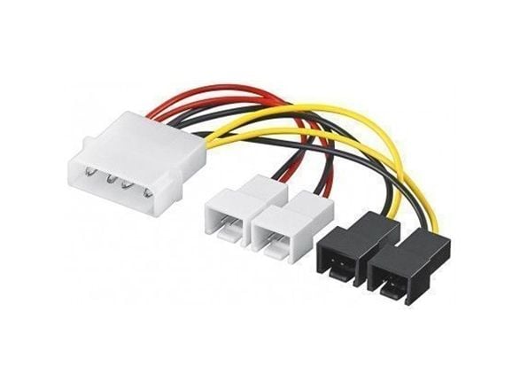 Cable Molex to 4 x Ventilator 3-pins 1217198
