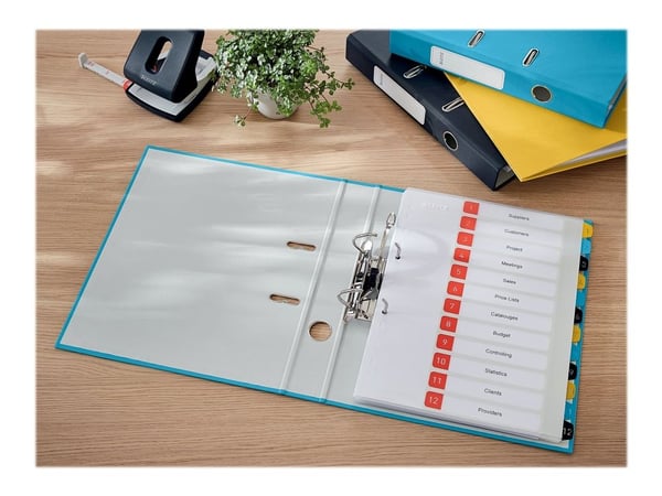 Leitz 180° Cosy - Hevarmbuefil - bokryggbredde: 52 mm - for A4 (210 x 297 mm) - kapasitet: 350 ark - rolig blått