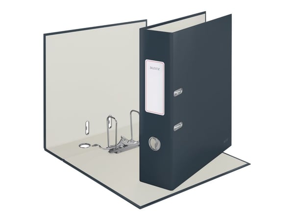 Leitz 180° Cosy - Hevarmbuefil - bokryggbredde: 80 mm - for A4 (210 x 297 mm) - kapasitet: 600 ark - fløyelsgrå