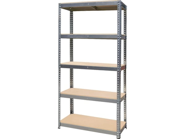 STABIL metallhylle skruesett 180x90x40 200kg galvanisert HDF