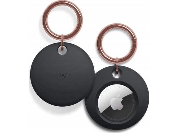 elago EATSC-BA-BK, Ask, Svart, Apple, Silikon, AirTag, 43 mm