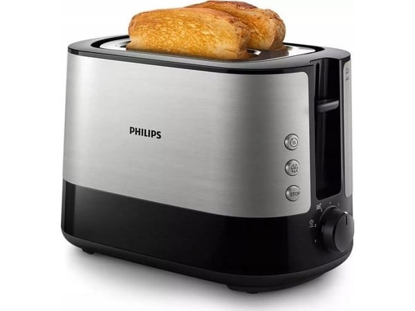 Philips Viva Collection HD2635 - Brødrister - 2 skive - 2 Spor - svart