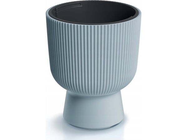 Prosperplast MILLY BLOMSTER PÅ ET BEN DIAMETER 24CM LYS GRÅ