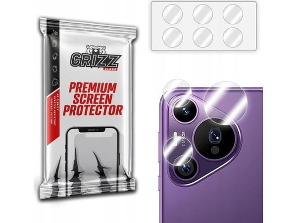 GrizzGlass Szkło na aparat GrizzGlass HybridGlass-kamera til Huawei Pura 70 Pro
