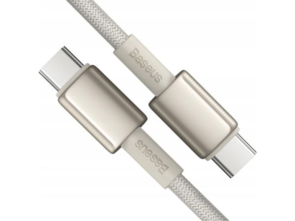 Baseus USB-C til USB-C-kabel 1 m beige (BSU4881)