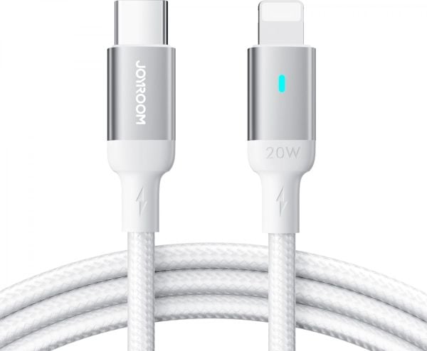 USB kabelis Joyroom S-CL020A10 Type-C iki Lightning 20W 1,2m baltas