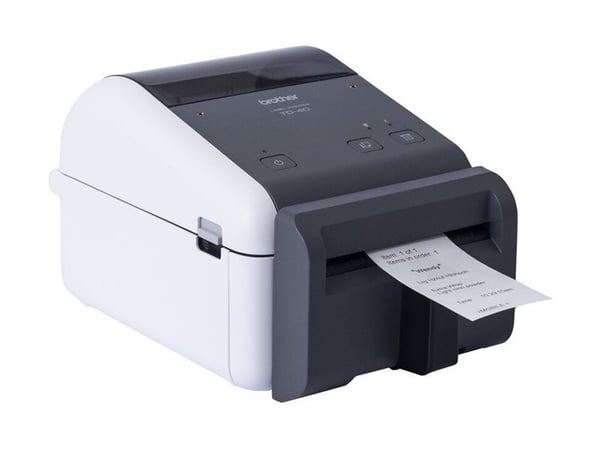 Brother TD-4420DNFC - Etikettskriver - direktetermisk - Rull (10,6 cm) - 203 dpi - inntil 203 mm/sek - USB 2.0, LAN, seriell - kutter