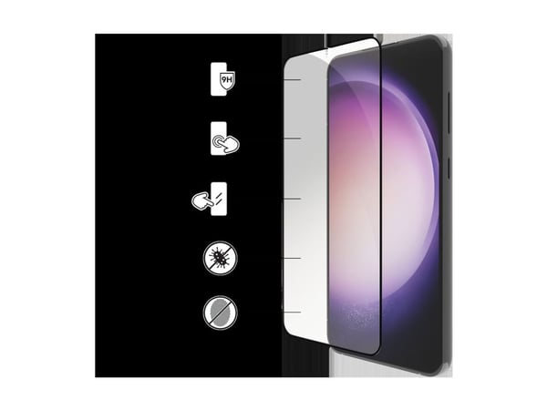 dbramante1928 Eco-shield - Skjermbeskyttelse for mobiltelefon - rammefarge svart - for Samsung Galaxy S23