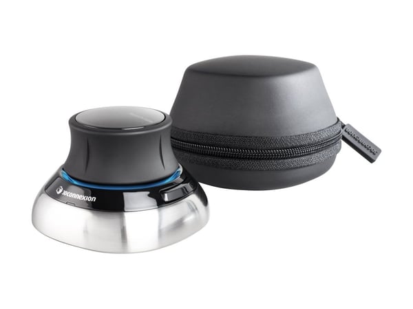 3Dconnexion SpaceMouse Wireless Kit 2, oikeakätinen, optinen, RF Wireless + Bluetooth + USB Type-A, musta