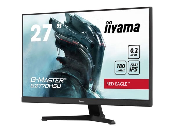 iiyama G-MASTER Red Eagle G2770HSU-B6 - LED-skjerm - gaming - 27" - 1920 x 1080 Full HD (1080p) @ 180 Hz - Fast IPS - 300 cd/m² - 1000:1 - 0.2 ms -...