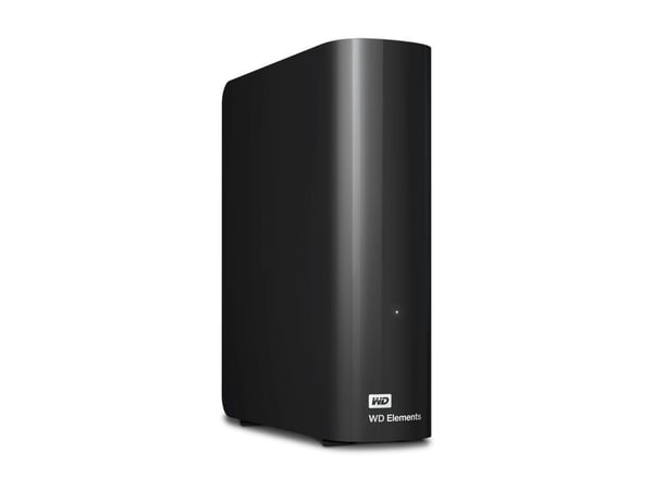 WD Elements Desktop WDBWLG0240HBK - Harddisk - 24 TB - ekstern (stasjonær) - USB 3.2 Gen 1 - svart
