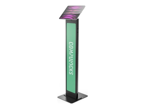 Compulocks Universal Tablet Invisible Mount Brandable Floor Stand - Ställ - för notebook - svart - monteringsgränssnitt: 100 x 100 mm - golvstående