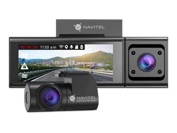 NAVITEL RC3 PRO - Instrumentbordkamera - 1080 p / 30 fps - 2.0 MP - Wi-Fi - G-Sensor - svart