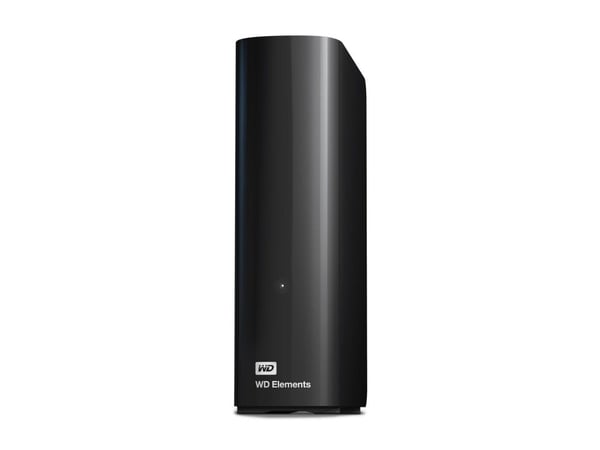WD Elements Desktop WDBWLG0240HBK - Harddisk - 24 TB - ekstern (stasjonær) - USB 3.2 Gen 1 - svart
