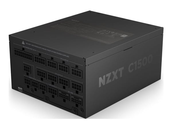 NZXT C-Series C1500 - Strømforsyning (intern) - ATX12V 3.1/ EPS12V 2.92 - 80 PLUS Platinum - AC 115/240 V - 1500 watt - aktiv PFC - Europa - matt s...