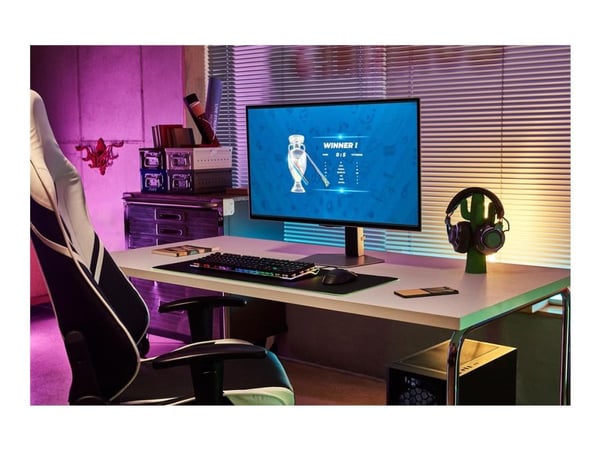 Samsung Odyssey G60SD, 68,6 cm (27"), 2560 x 1440 pikseliä, Quad HD, OLED, 0,03 ms, hopea
