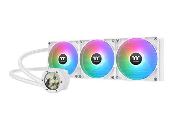 Thermaltake TH420 V2 Ultra ARGB Sync - Snow Edition - væskekjølesystem for prosessor - Radiatorstørrelse: 420 mm - (for: LGA1156, AM2, AM2+, AM3, L...