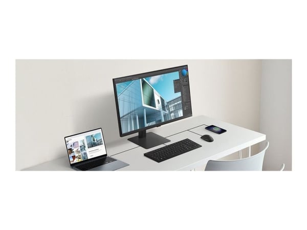 Samsung ViewFinity S8 S27D800UAU - S80UD Series - LED-skjerm - USB - 27" - 3840 x 2160 UHD @ 60 Hz - IPS - 350 cd/m² - 1000:1 - HDR10 - 5 ms - HDMI...
