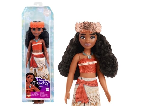 Disney Princess Vaiana-motedukke og tilbehør, leke inspirert av filmen Vaiana, Motedukke, Hunkjønn, 3 år, Jente, 279,4 mm, 150 g