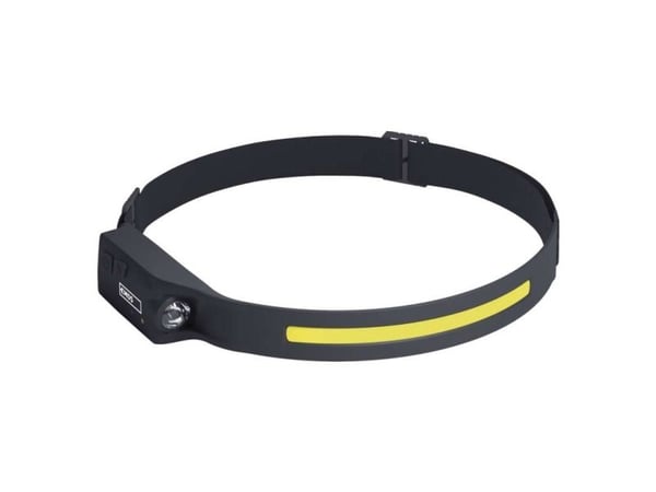 Emos P3541, Taskulamppu otsanauhalla, Musta, Painikkeet, IP43, LED, 1 lamppua