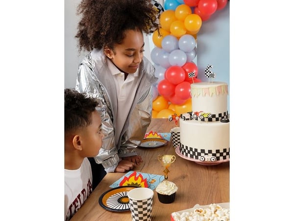 PartyDeco KPM34, Kake, Flerfarget, Barn og voksne, Unisex, Universell, 4 stykker