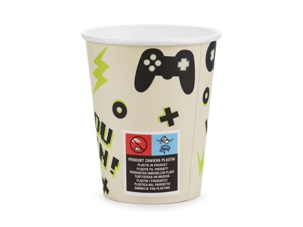 PartyDeco KPP76-EU1, 220 ml, Paperi, Monivärinen, 75 mm, 115 mm, 6 kpl
