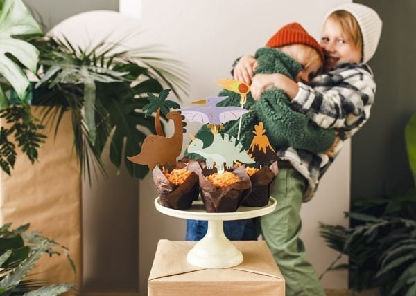 PartyDeco KPT71, Kake, Flerfarget, Barn og voksne, Unisex, Universell, 6 stykker