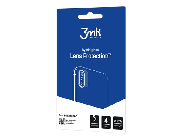 3MK hybridglass for kamerabeskytter Samsung Galaxy A05 [4-pakning]