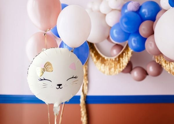 PartyDeco FB228, Lekeballong, Folie, Beige, Rosa, Gult, Bilde, Bursdag, Universell