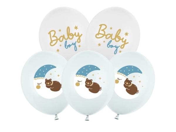 PartyDeco SB14P-338-000-6, Lekeballong, Flerfarget, Bilde, Bursdag, Universell, Rund