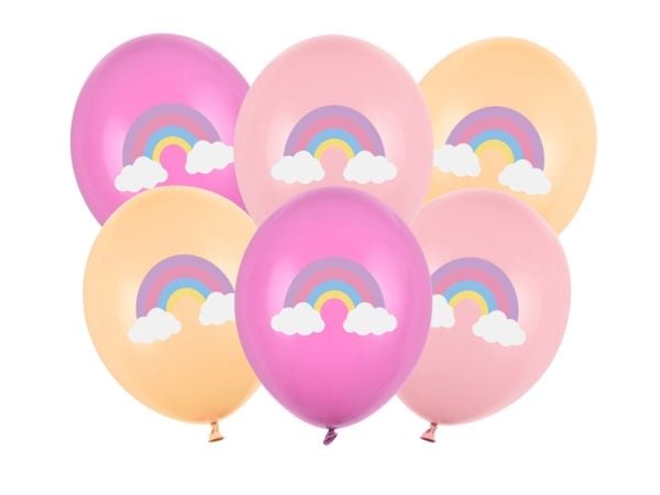 PartyDeco SB14P-339-000-6, Ilmapallo, Kalvo, Monivärinen, Kuva, Syntymäpäivä, Universaali