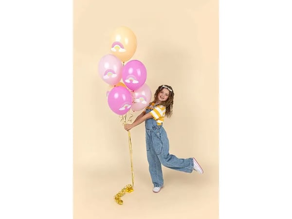 PartyDeco SB14P-339-000-6, Lekeballong, Folie, Flerfarget, Bilde, Bursdag, Universell
