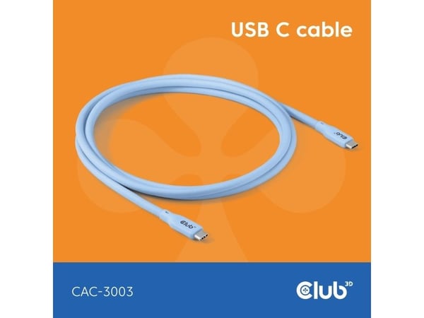 CLUB3D CAC-3003, 2 m, USB C, USB4 Gen 3x2