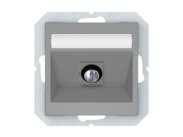 TV SOCKET GREY TVL01-02 QR1000