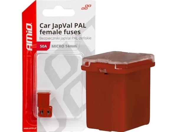 AMiO bilsikringer japval pal, 2 stk 50A amio-03455 AMiO bilsikringer japval pal, 2 stk 50A amio-03455