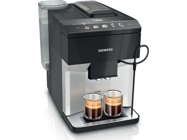 Siemens TP511D01, Espressomaskin, 1,9 L, Kaffebønner, Innebygd kvern, 1500 W, Metallic, Sølv