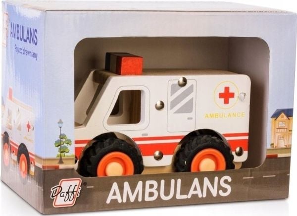 Daffi trebil med dekk Ambulanse D-136 41363
