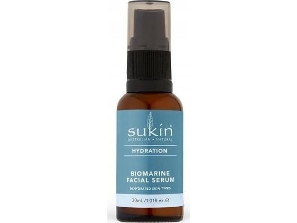 Sukin Sukin Sukin, Hydration Facial Moisturising Serum merilevällä ja hyaluronihapolla, 30 ml
