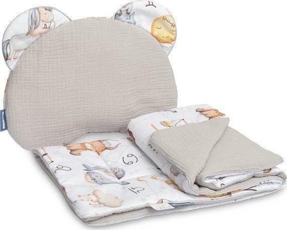 Sensillo komplett muslin till barnvagn - Zodiak grå